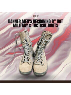 DANNER Mens Reckoning 8" Hot Military & Tactical Boots Size 6 Made In USA
